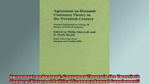 Enjoyed read  Agreement on Demand Consumer Theory in the Twentieth Century History of Political