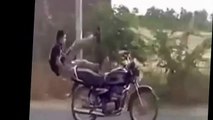 Bike Stunt Gone Horribly Wrong   Whatsapp Funny Accident Video