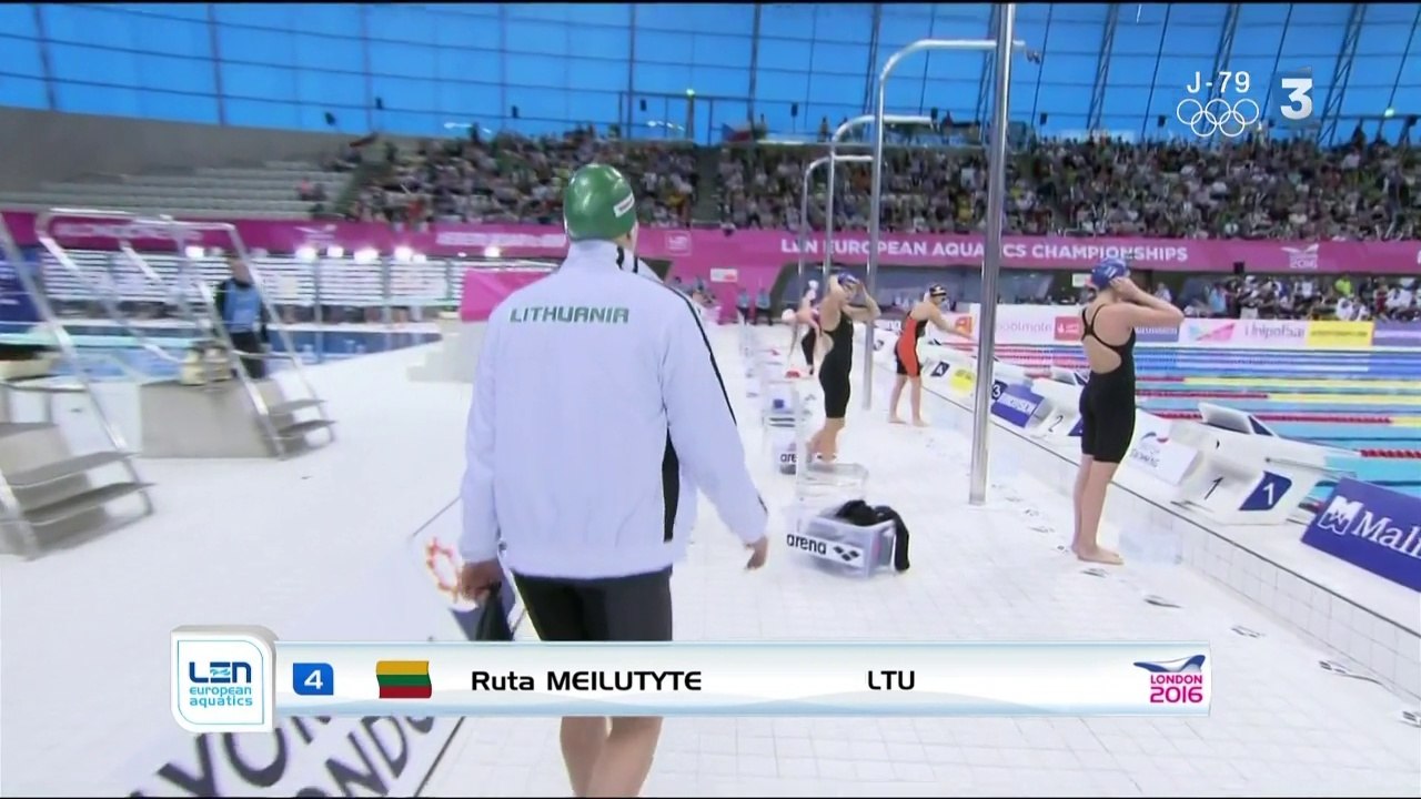 finale 100m brasse F - ChE 2016 natation