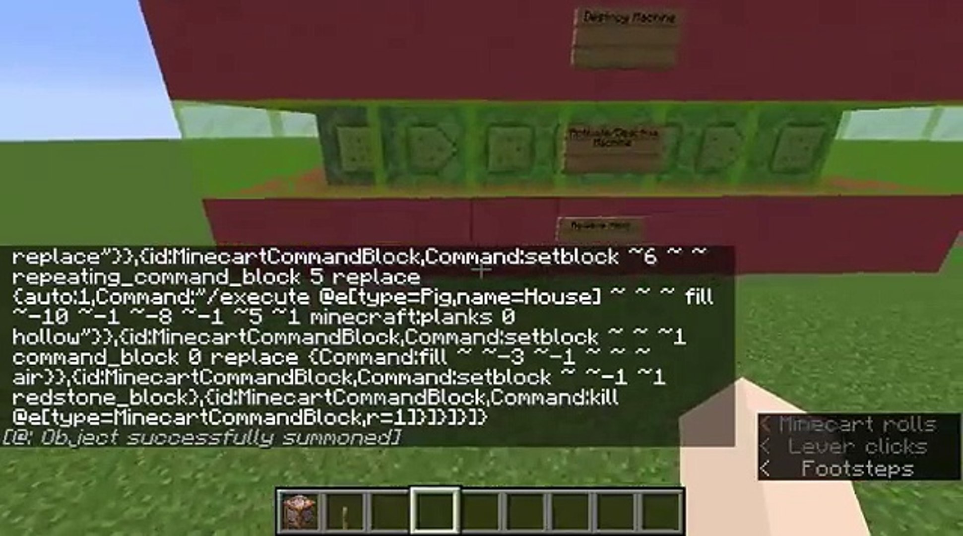 Minecraft 1 9 One Command Convenient Stuff Video Dailymotion