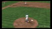 Jim Edmonds gets hit on the head with a ricocheted homerun on MLB 10 the Show