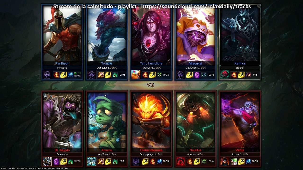 04/05 LOL Pantheon adc 27 kills