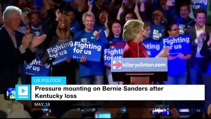 Pressure mounting on Bernie Sanders after Kentucky loss
