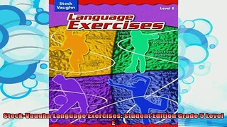 best book  SteckVaughn Language Exercises Student Edition Grade 5 Level E