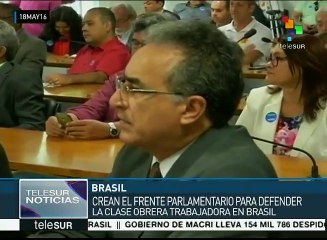 Brasil: crean Frente Parlamentario para defender a la clase obrera