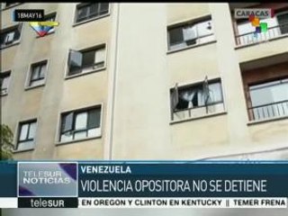 Venezuela: denuncian violencia por parte de opositores durante marcha