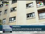 Venezuela: denuncian violencia por parte de opositores durante marcha