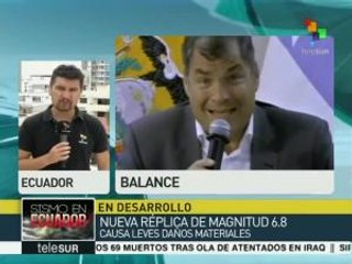 Informa Instituto Geofísico que seguirá temblando en Ecuador