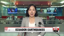 Two powerful aftershocks hit Ecuador, killing at least one