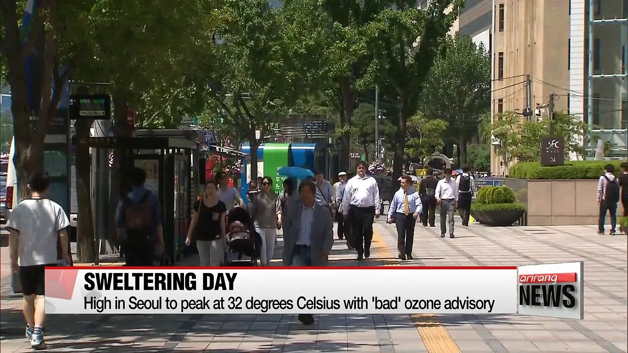 Mercury peaks at 32 degrees in Seoul, heatwave advisory issued