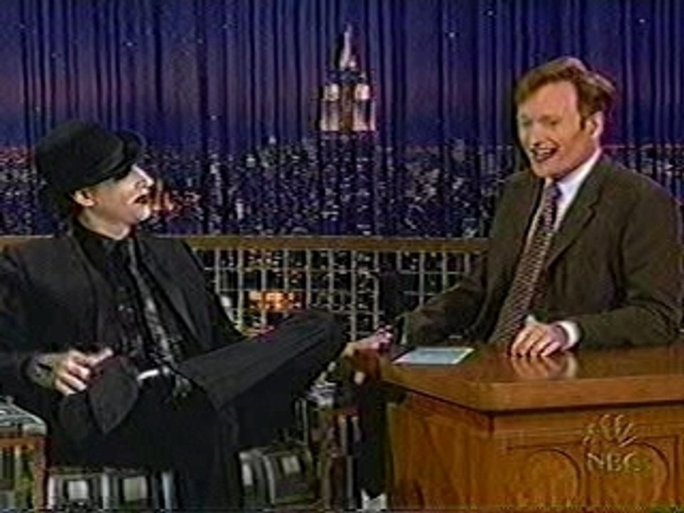 Marilyn Manson - Interview for Conan OBrien (Part 01)