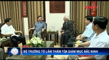 Bộ trưởng Tô Lâm thăm Tòa giám mục Bắc Ninh