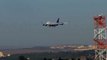 Delta Airlines Boeing 744 landing rwy 26 at Ben Gurion airport-Israel