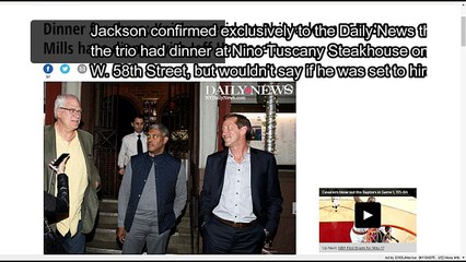 Knicks president Phil Jackson, GM Steve Mills have dinner with Jeff Hornacek