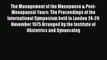 [PDF] The Management of the Menopause & Post-Menopausal Years: The Proceedings of the International