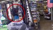 Suspect chokes elderly woman, 76, as accomplice robs her store
