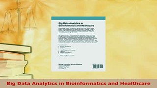 Read  Big Data Analytics in Bioinformatics and Healthcare PDF Free