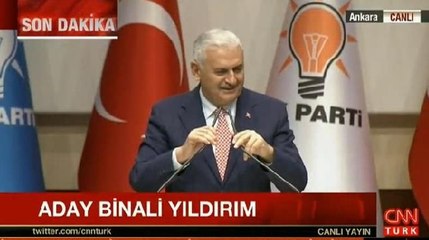 Binali Yıldırım konuşmasına Temel Fıkrası'yla başladı