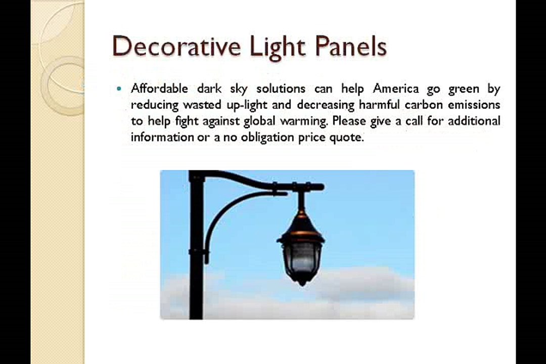 decorative light panels