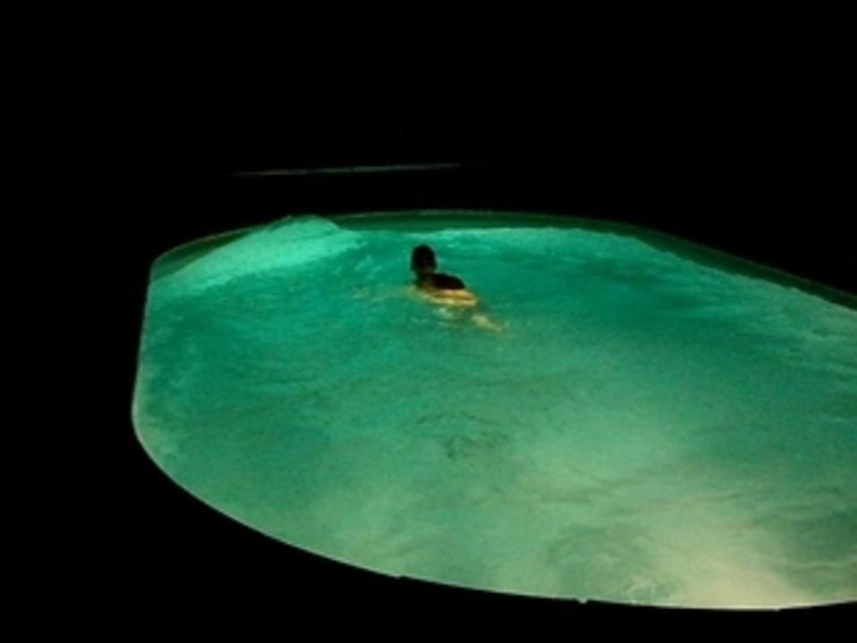 dje dans la piscine