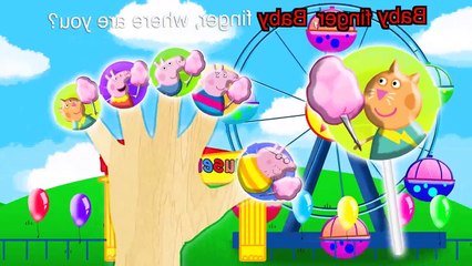 #Peppa Pig #Amusement Park #Lollipop #Finger Family \ #Nursery Rhymes Lyrics and More