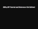 Download JDBC¿ API Tutorial and Reference (3rd Edition) PDF Free