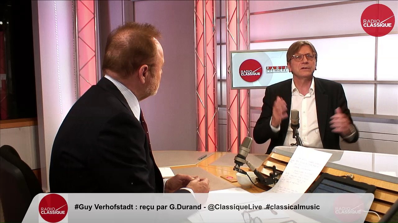 "Il faut moderniser notre marché du travail en Europe" Guy Verhofstadt (19/05/2016)