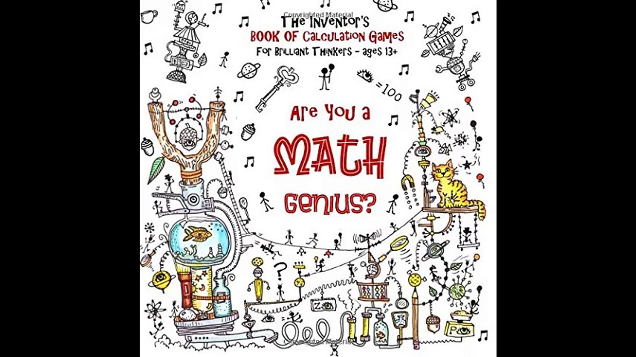 Are You a Math Genius   The Inventors Book of Calculation Games -  For Brilliant Thinkers 180 Pages of Mathematical