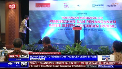 Menkeu: Bunga Deposito BUMN Harus Lebih Rendah dari BI Rate