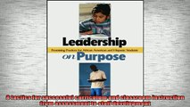 FREE PDF  Leadership on Purpose Promising Practices for African American and Hispanic Students  DOWNLOAD ONLINE