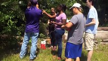 ECU Environmental Health students performing mosquito field research in summer 2016