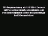 Download SPS-Programmierung mit IEC 61131-3: Konzepte und Programmiersprachen Anforderungen