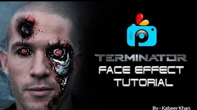 PicsArt Editing Tutorial | How to Make a Terminator Face Effect With PicsArt Photo Studio Application | PicsArtGuru