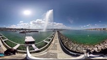 Jet d'eau de Genève - Timelapse 360°