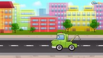 Car Cartoons for kids. Monster Truck with Racing on the beach. Tow Truck hurry to help. Episode 136