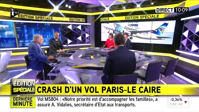 Michel Chevalet à propos de la disparition du vol MS804 d'EgyptAir: Méfions-nous du mot crash