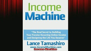 READ book  Income Machine Free Online