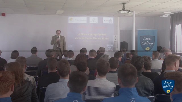 Soirée-anniversaire des 10 ans de la filière arbitrage du lycée Fourier à Auxerre