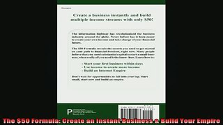 READ book  The 50 Formula Create an Instant Business  Build Your Empire Full EBook