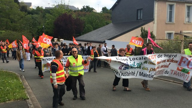 Manif contre la loi Travail à Segré