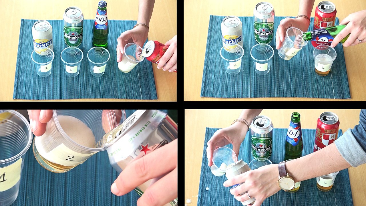 Saurez-vous reconnaître une bière sans alcool d'une bière normale? Pas sûr