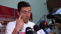 Robert Lewandowski po meczu Polska - Litwa 0 - 0