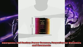 Read here Emergency and Backup Power Sources Preparing for Blackouts and Brownouts