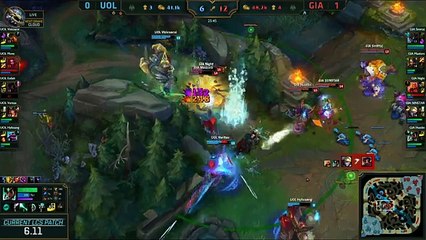 Pentakill S0NSTAR - UOL vs GIA - LCS EU