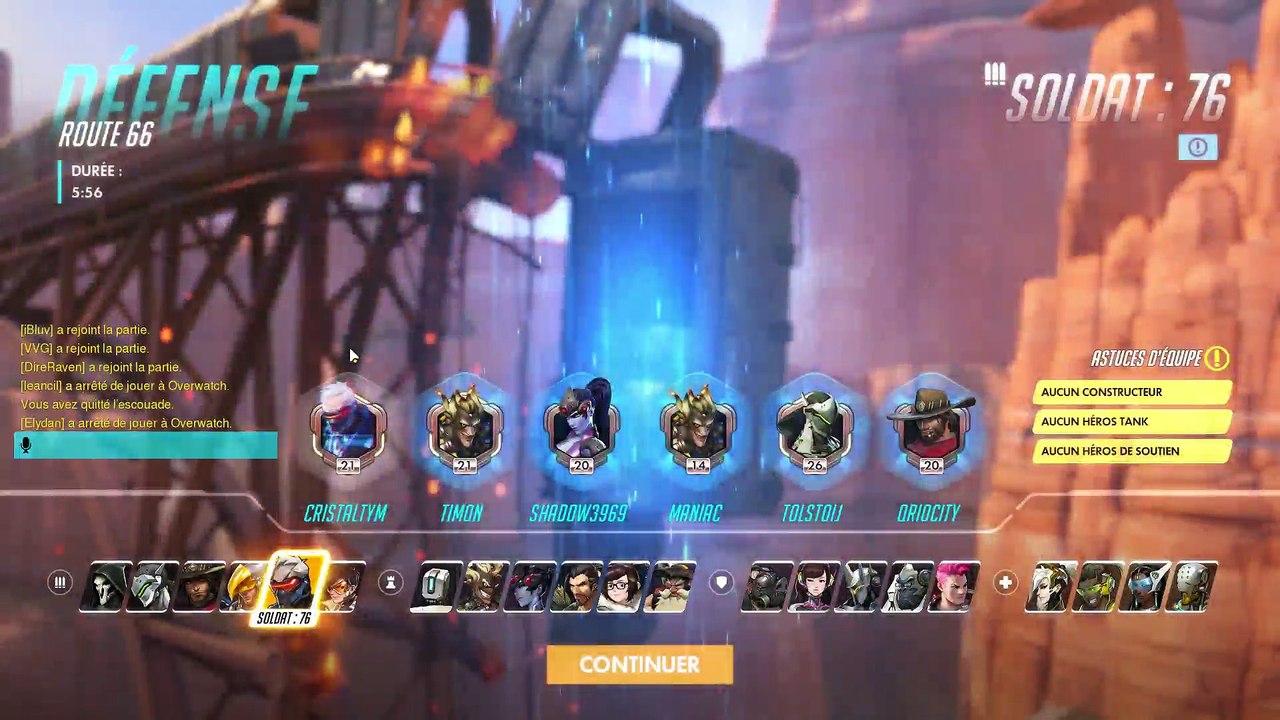 Overwatch Partie Rapide