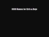 Download 3000 Names for Girls & Boys Ebook Online