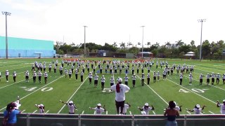 South Florida Marching Band Precision Camp- Gibson Park- Miami- 7/28/15- Halftime Music