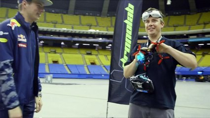 F1's Ricciardo and Verstappen go drone racing