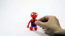Spiderman Peppa Pig Mickey Mouse Stop Motion Play Doh Clay Animation 4K