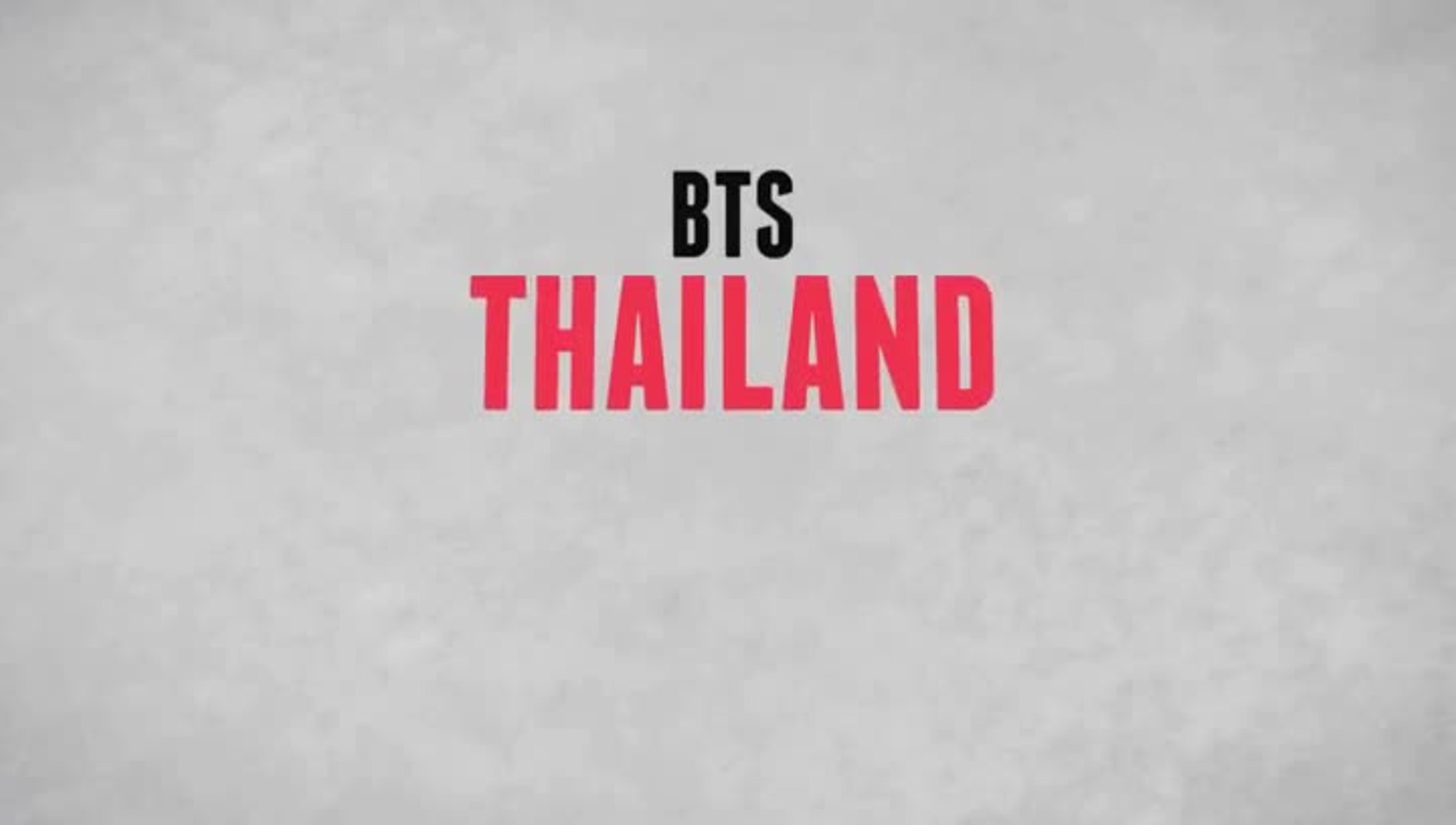 방탄소년단 NOW:: BTS in Thailand! - YouTube